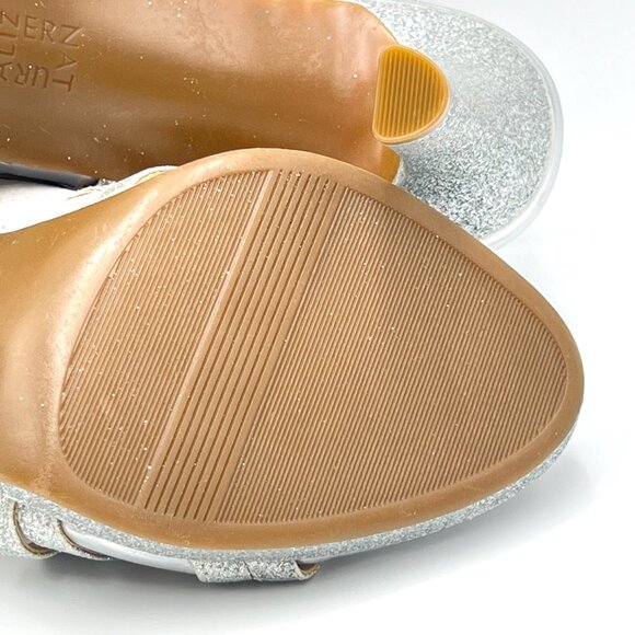 Naturalizer Womens Size 10 10M‎ Baylor Silver Strappy Dress Sandals Heels Shoes - Picture 11 of 14